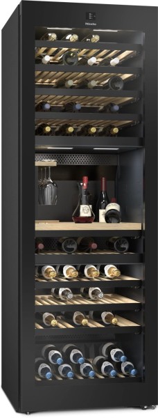 Miele KWT 4999 F Stand-Weintemperierschrank obsidianschwarz